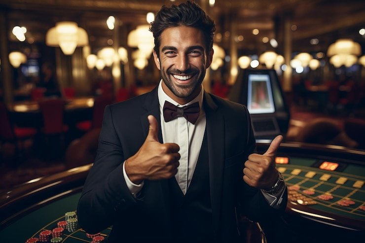 tip4d togel Bandar Poker table layout with dealer and player positions